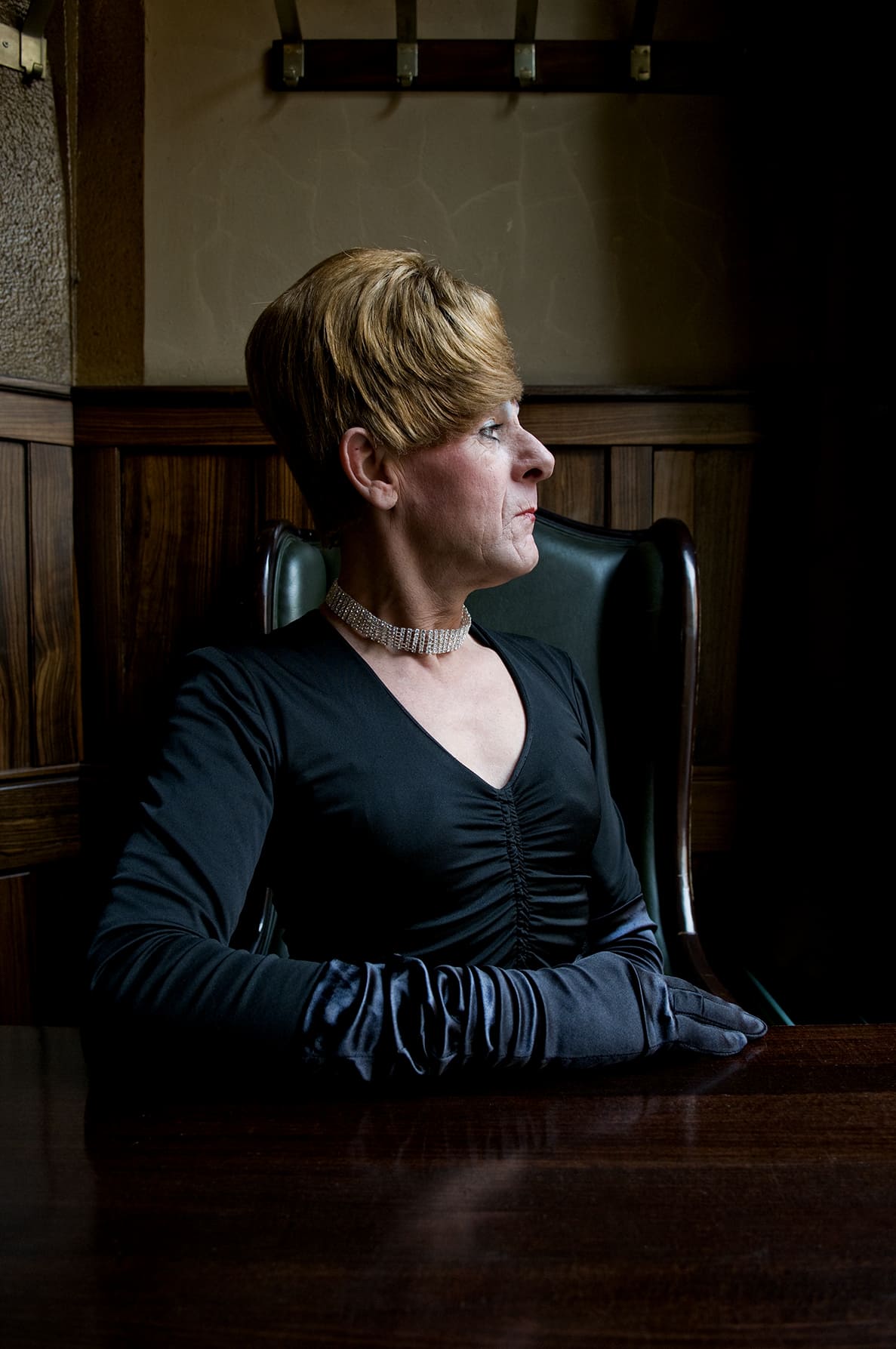 Transmission - Americain - Milette Raats - 50 x 75 cm Museum glass