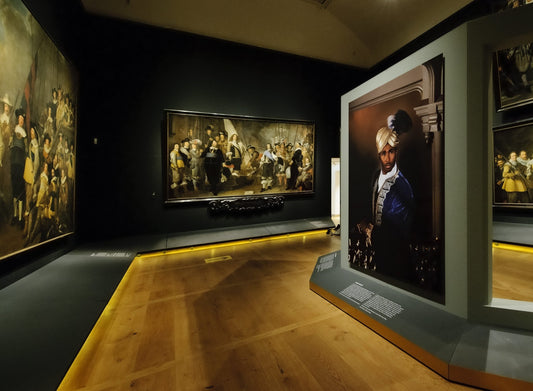 Dutch Masters Revisited H'Art Museum - Milette Raats - 50 x 75 cm Museum glass